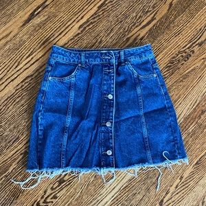 Top shop MOTO jean skirt